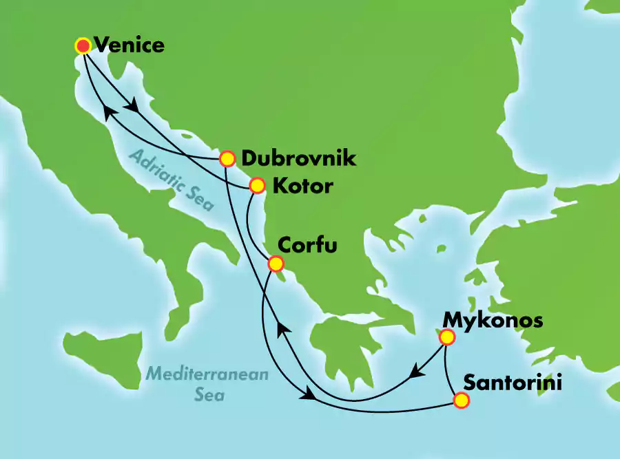 Norwegian Star - Görög-szigetek hajóút Velencéből