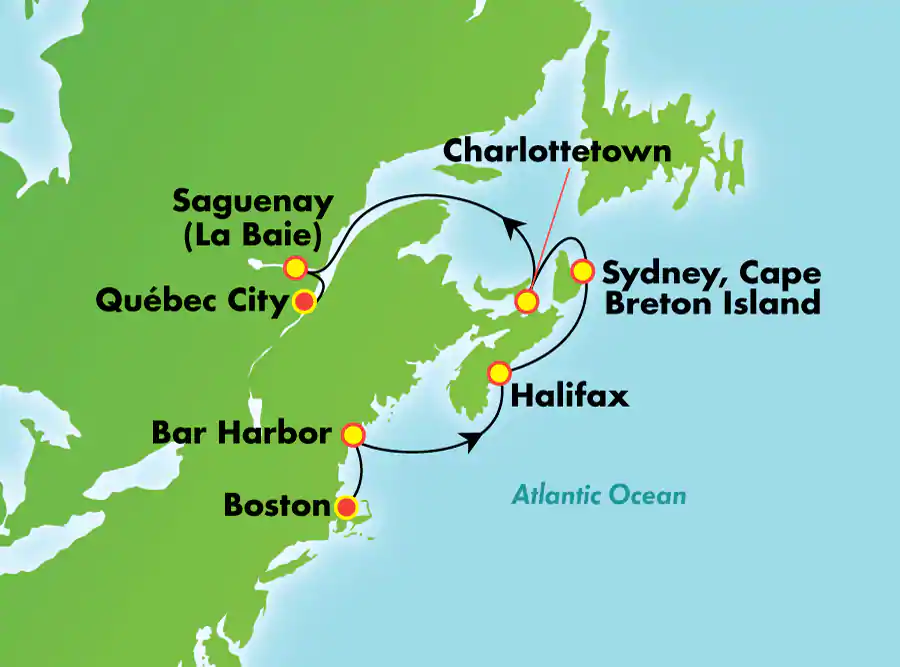 Norwegian Gem - 7 éjszakás hajóút Kanada és New England Bostonból