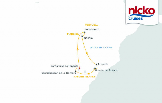 World Voyager - Egy hetes Kanári szigetek és Madeira hajóút