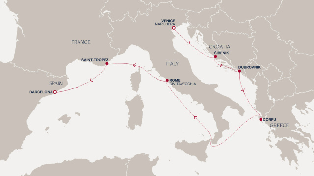 Luxus hajózás az Explorával - 11 éjszakás dél-európai hajóút Velencéből