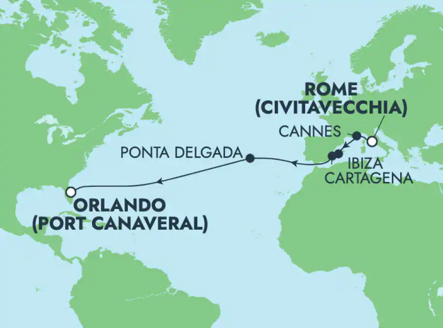 Norwegian Epic - 13 éjszakás transzatlanti hajóút: Franciaország, Spanyolország és Azori-szigetek